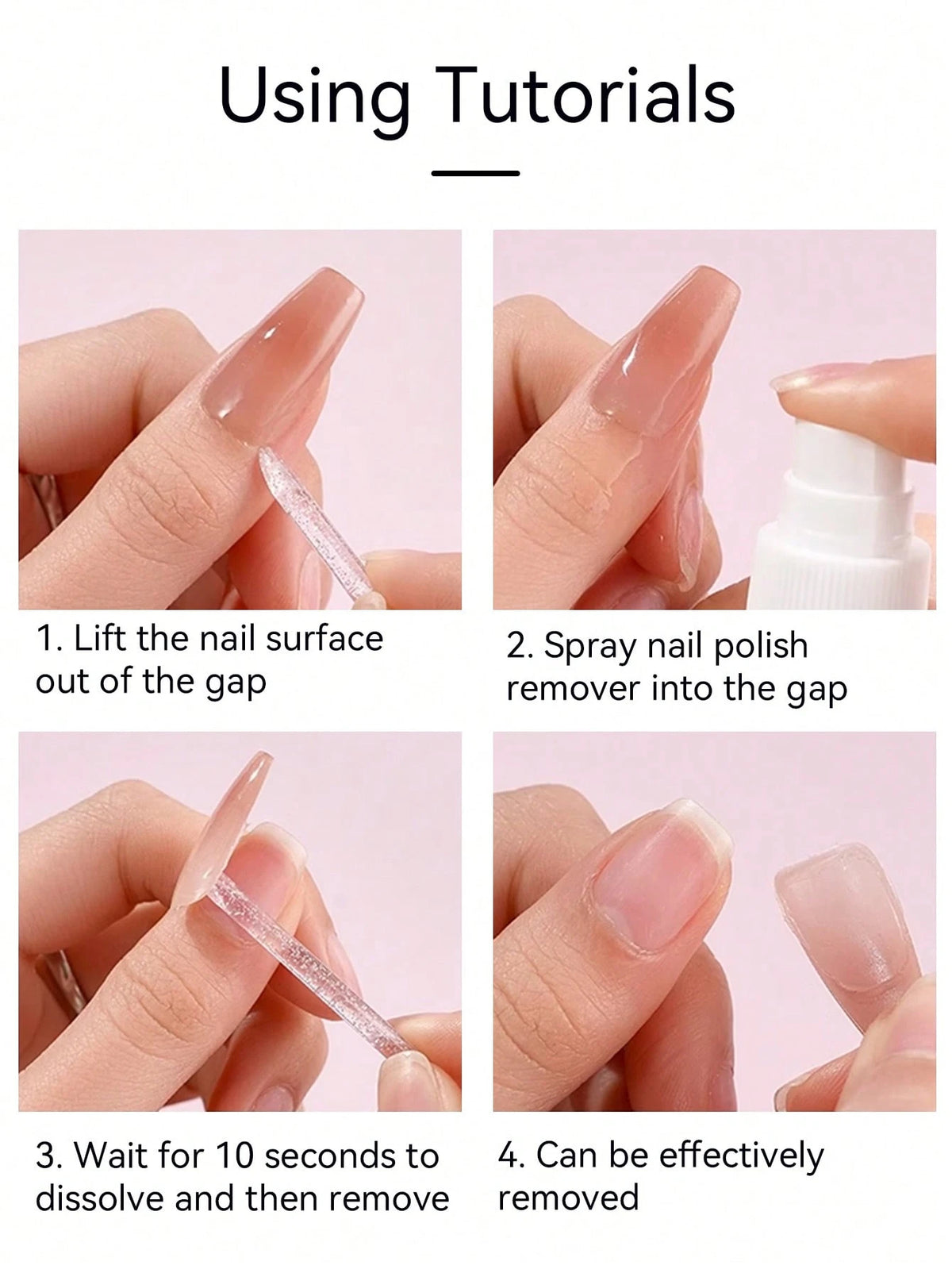 AiFer 1 Bottle 60ml Nail Glue Remover, Suitable For Press-On Nails, Easily Removes Solid Nail Glue And Gel Polish, Not For Gel Base Coat Or Gel Polish.