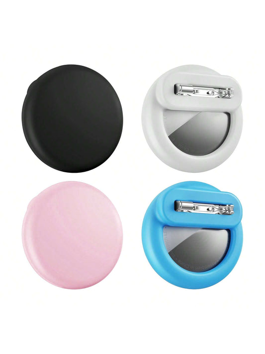 AirTag Hidden Protector Cover,Silicone Tracker Protector Case For AirTag,AirTag Anti-Lost Holder With Invisible Pin,Compact & Portable,Tracker Case, Elderly, Luggage, Clothing