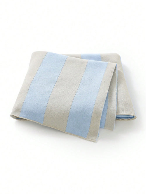 All Season Baby Swaddle Blanket, Newborn Receiving Blanket, Knitted Stroller Blanket, Infant Blanket, Baby Essentials 100*80cm