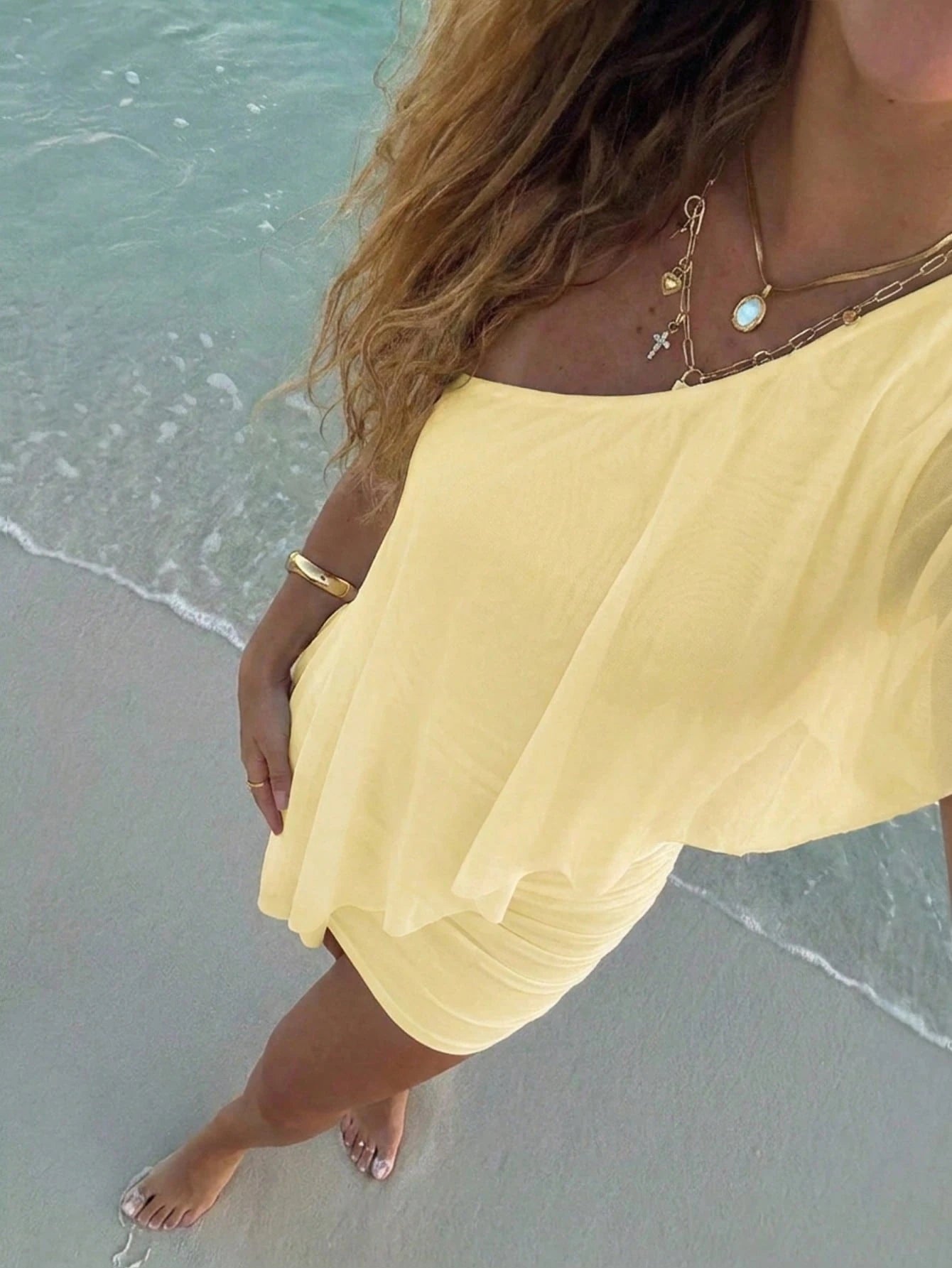 Aloruh Women's Solid Color Sleeveless Mini Dress, Suitable For Beach Vacation,Dresses For Women Summer