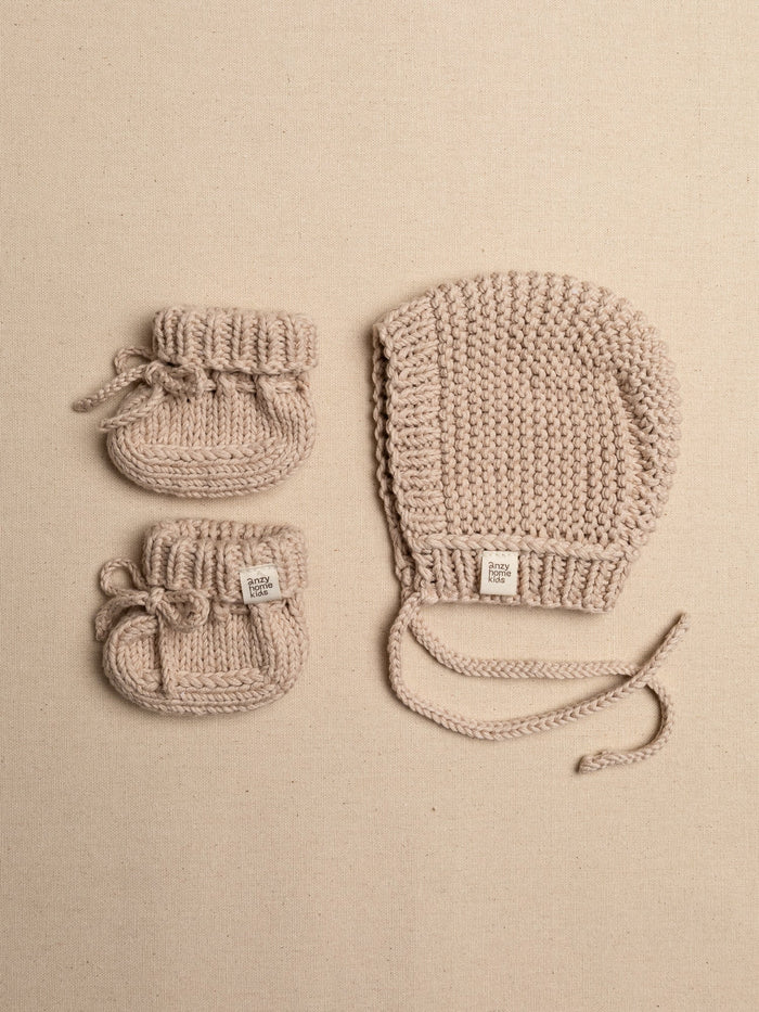 Anzy Home Boho Bonnet & Booties Set
