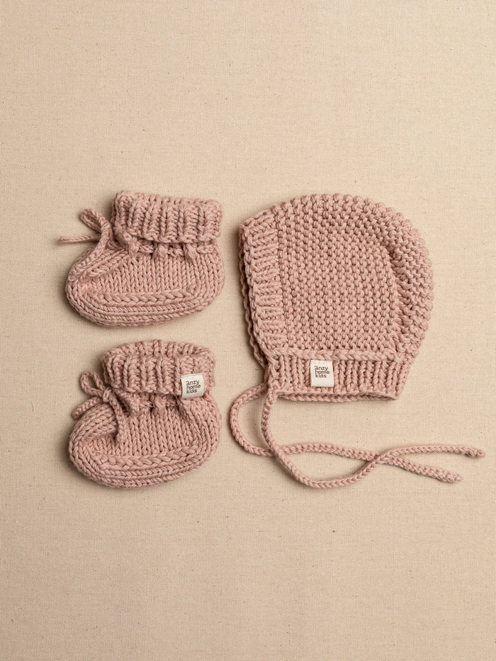 Anzy Home Boho Bonnet & Booties Set