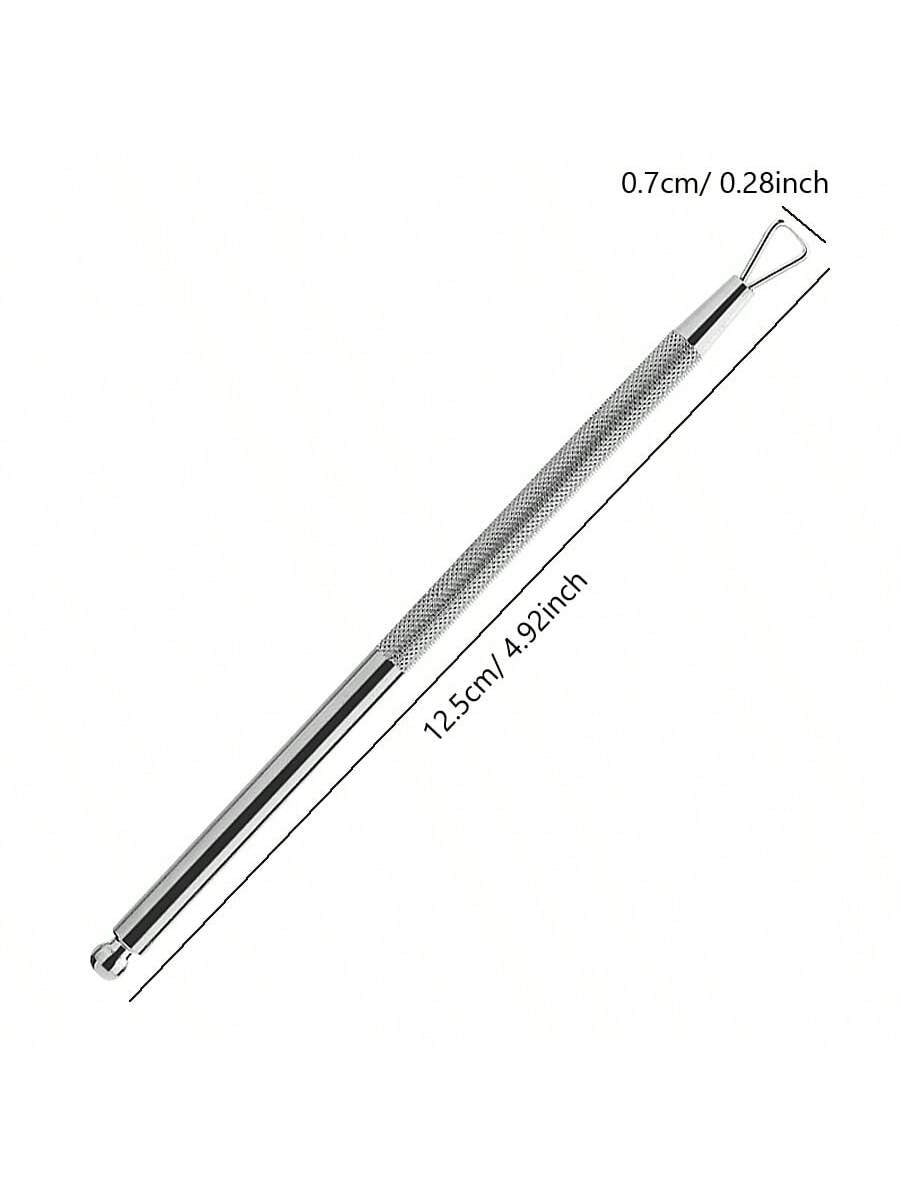 ART LALIC Stainless Steel Cuticle Pusher, Gel Nail Scraper, Callus Remover, Suitable For Home And Nail Salon Use Nails Nails Supplies Nail Stuff