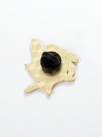 Art Lily Enamel Pin Fashion Flowers Decorative Brooches Ornaments Lapel Bag Badges Jewelry Gifts 2025 New Style Backpack For School Office Accessories Shirts Jacket Christmas Halloween Clothes Pin Fun