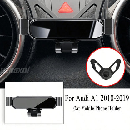 Audi Car Phone Holder, Gravity Navigation Mount, GPS Air Vent Clip Installation Accessory, Linear Gravity Fixed Car Mount, Universal Car Navigation Phone Holder, Compatible With A3 S3 8V 2014-2020/A4