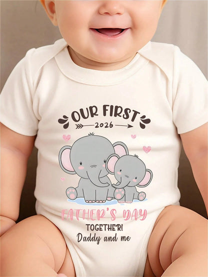 AYJK7 Player 3 Has Entered The Game" Funny Gaming-Themed Baby Romper- Soft 100% Cotton Short Sleeve Jumpsuit For Newborn Boys, White With Black Print, Casual Comfortable Summer Perfect For Outdoor