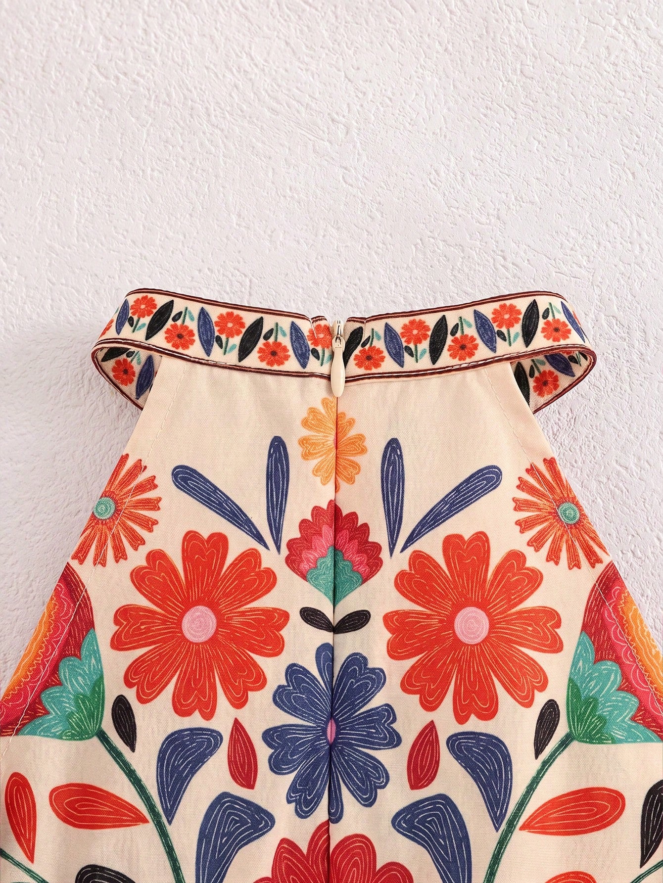 Baby Girl Ditsy Floral Sleeveless Casual Romper