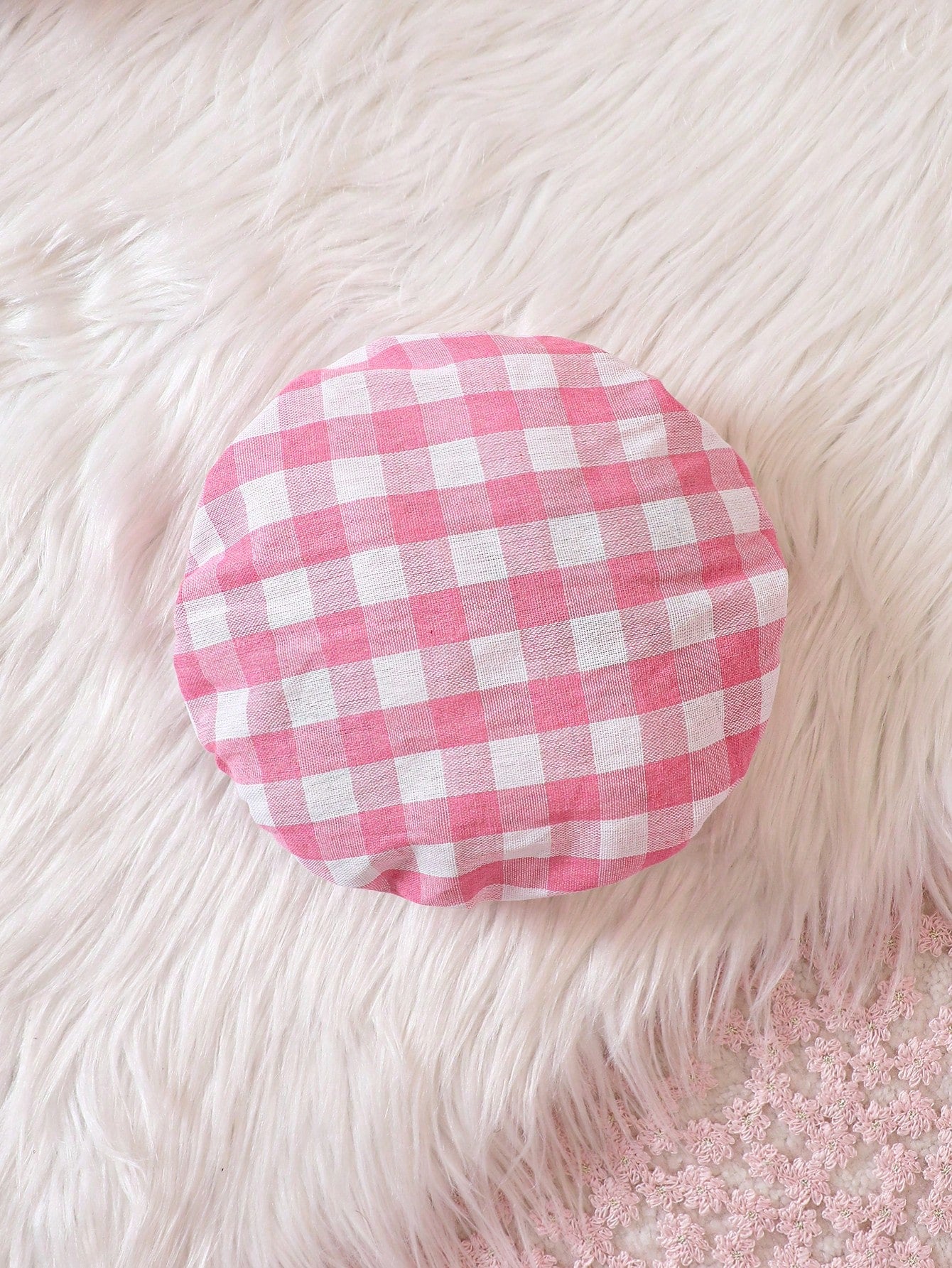 Baby Girl Gingham Print Jacket & Cami Top & Pleated Skirt & Hat, For Christmas