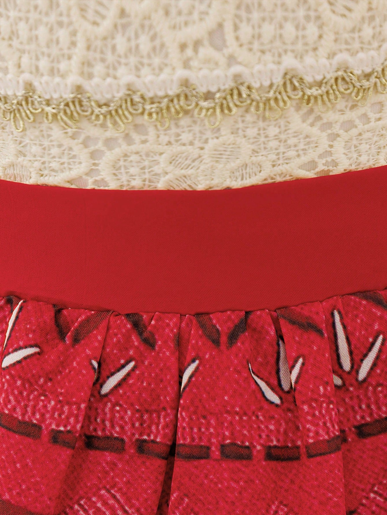 Baby Girls Sleeveless Tassel Decorated Princess Dress, Suitable For Party. Note: Fabric Pattern Is Random