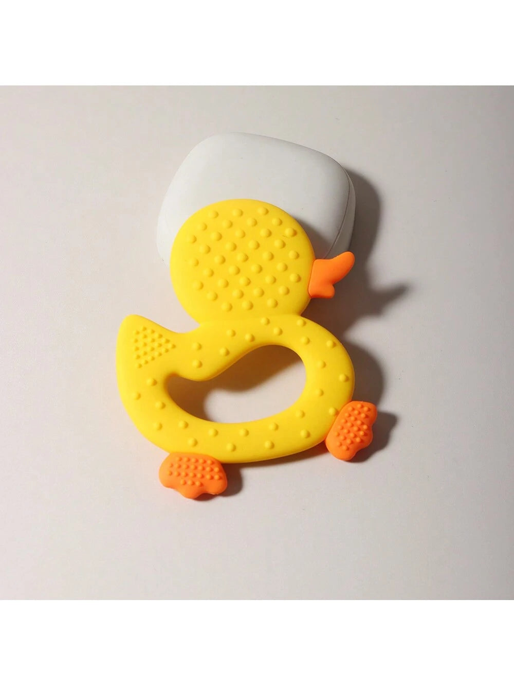 Baby Lovely Duck Silicone Teether Infant Teething Toy Soother During Teething Period