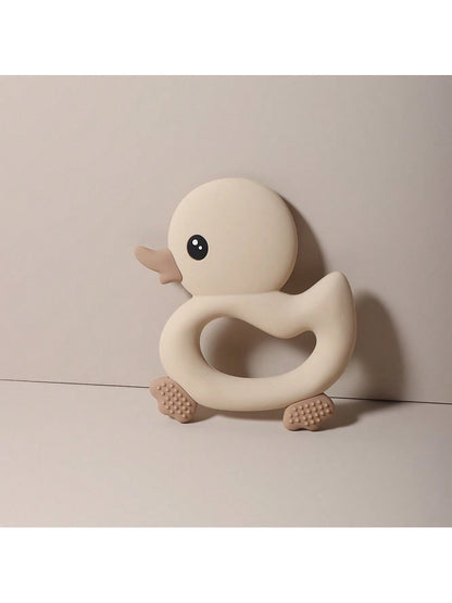 Baby Lovely Duck Silicone Teether Infant Teething Toy Soother During Teething Period