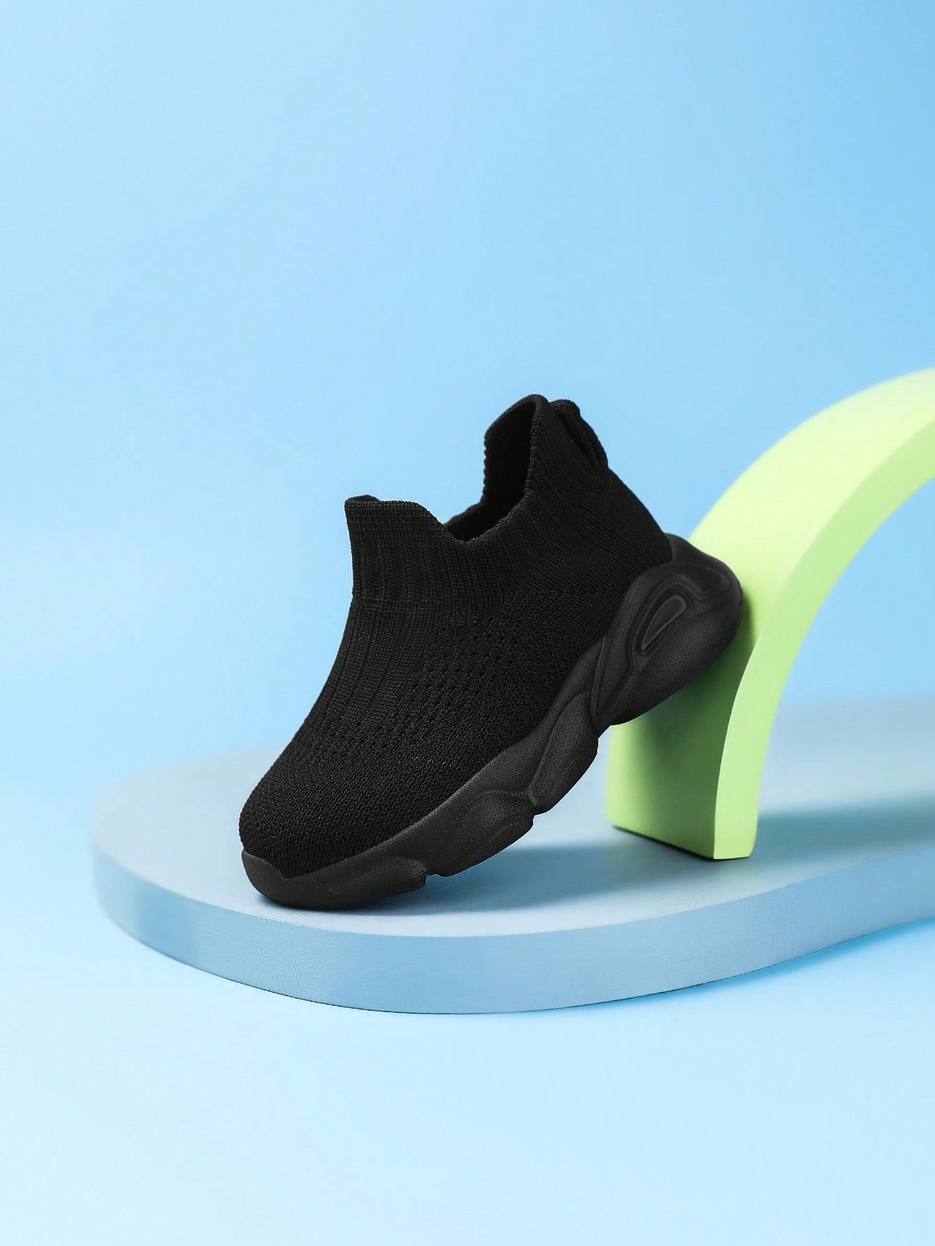 Baby No-Tie Breathable Mesh Soft Bottom Sneakers