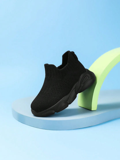 Baby No-Tie Breathable Mesh Soft Bottom Sneakers