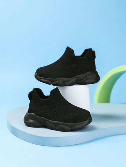 Baby No-Tie Breathable Mesh Soft Bottom Sneakers