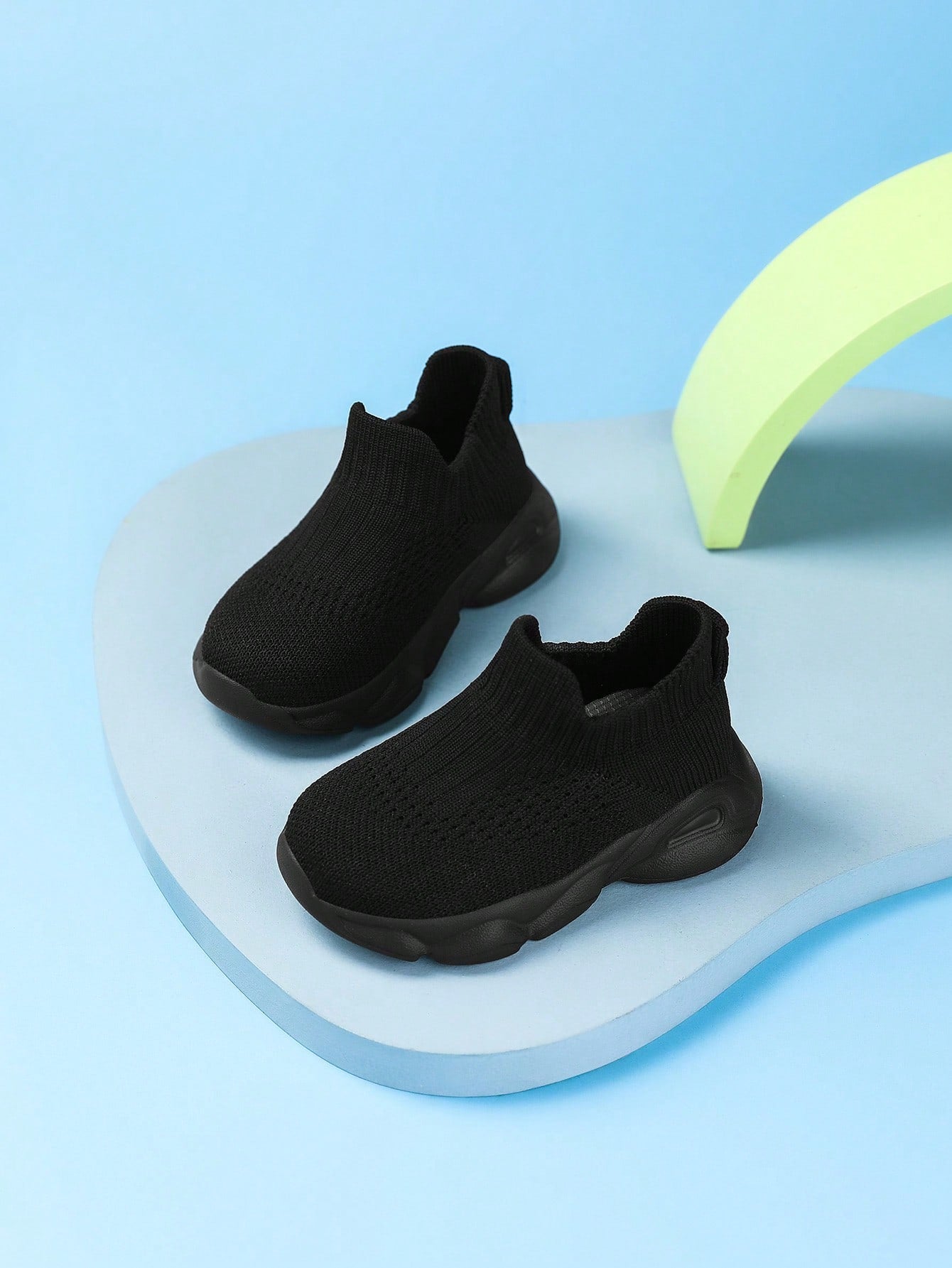 Baby No-Tie Breathable Mesh Soft Bottom Sneakers