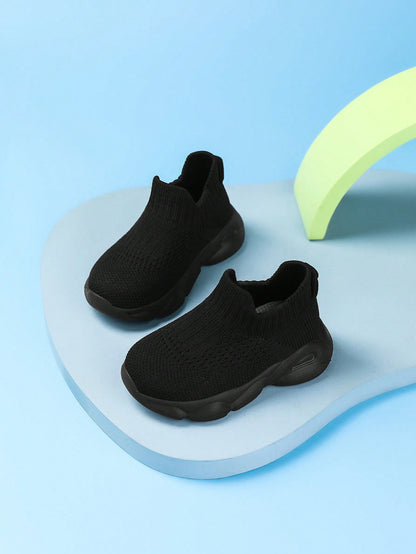 Baby No-Tie Breathable Mesh Soft Bottom Sneakers