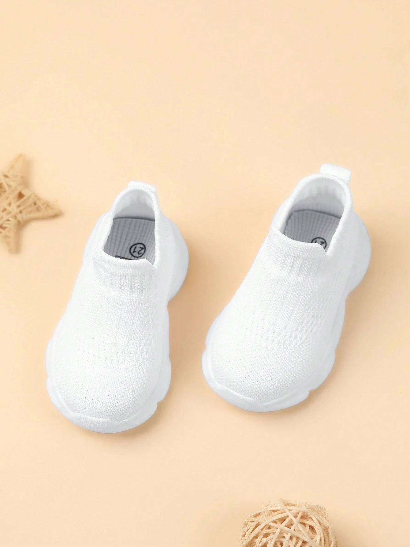 Baby No-Tie Breathable Mesh Soft Bottom Sneakers