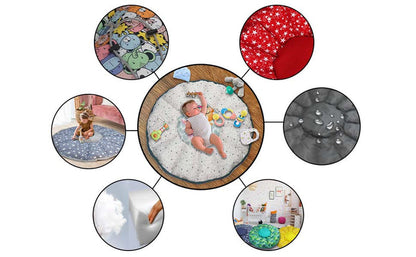 Baby Playing Mat Cum Storage Bag
