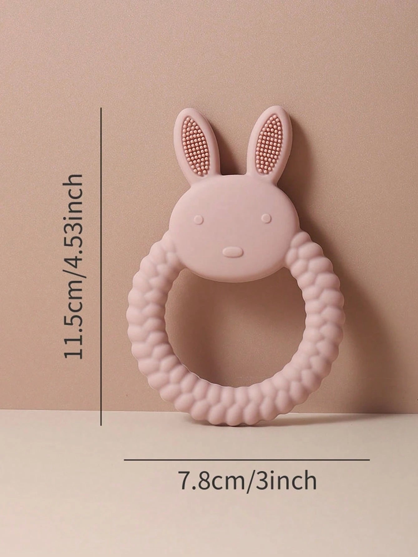 Baby Teether Silicone Rabbit Teething Soother Toy