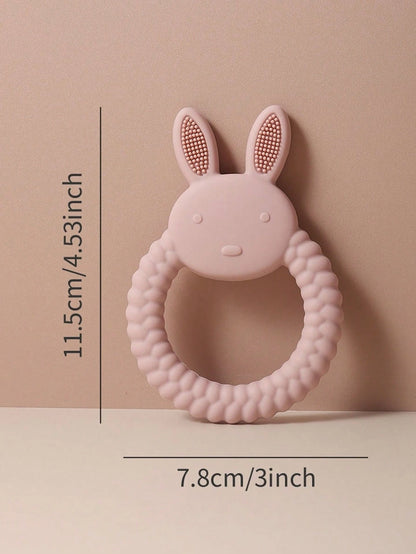 Baby Teether Silicone Rabbit Teething Soother Toy