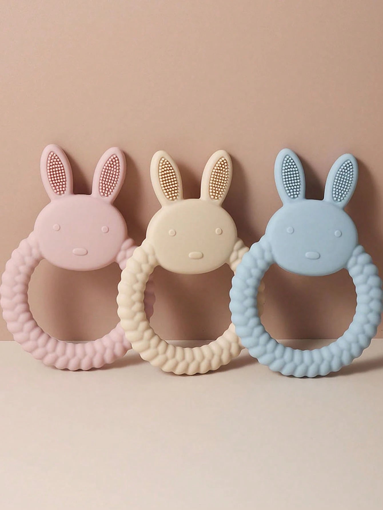 Baby Teether Silicone Rabbit Teething Soother Toy