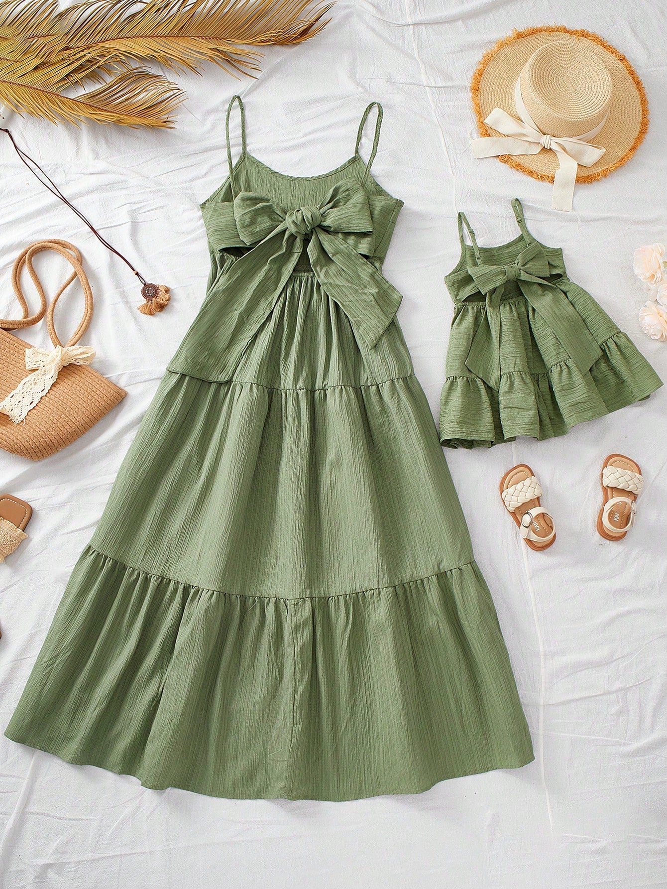 Babygirl Cute Summer Casual Vacation Floral Print Camisole Dress