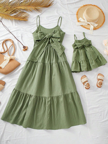 Babygirl Cute Summer Casual Vacation Floral Print Camisole Dress