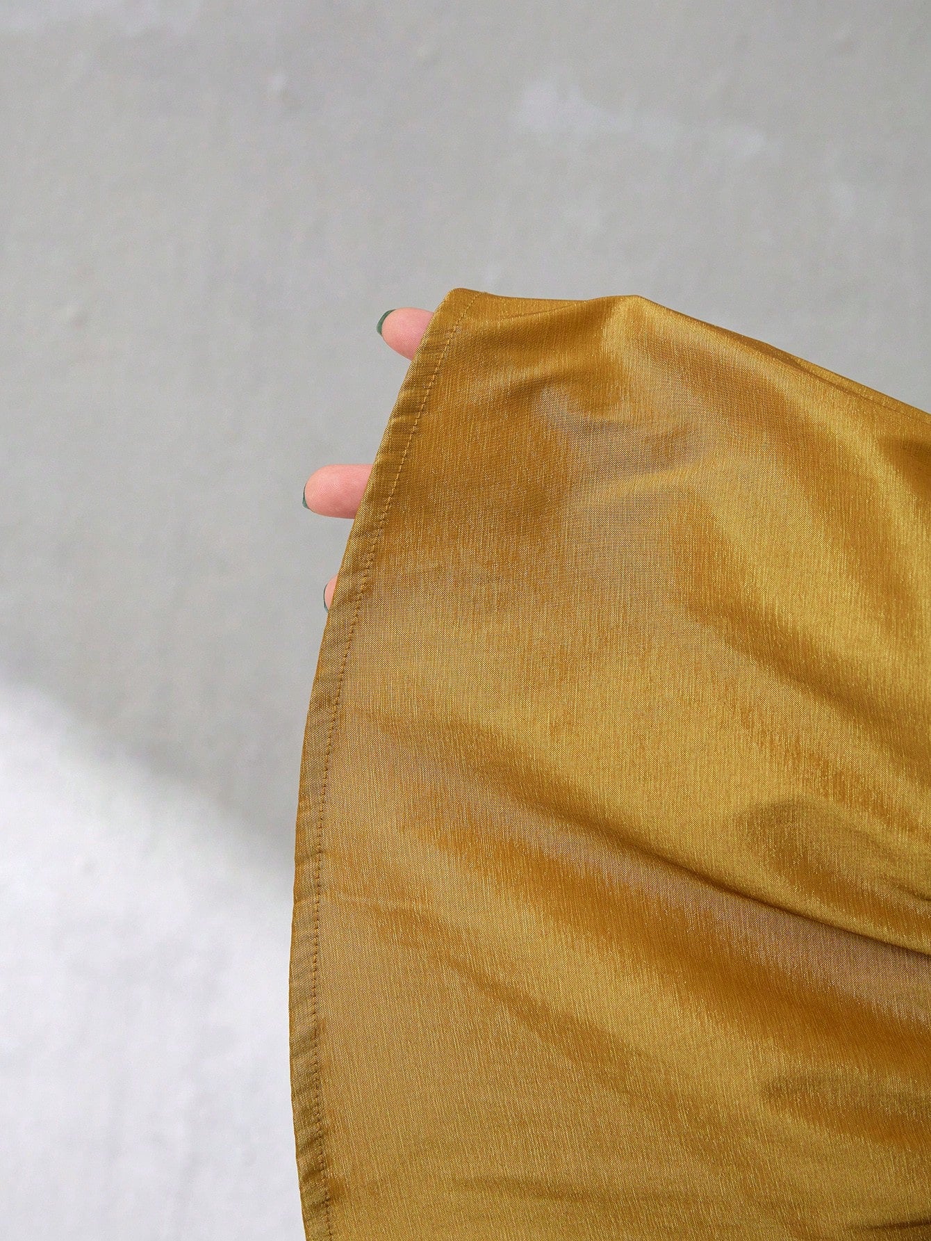 BamGlimmer Women's Daily Commute Casual Elegant Vacation Multi-Layer 3D Ruched Ruffle Skirt Party Mustard Autumn