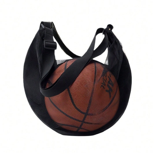 Basketball Bag, Single Shoulder Diagonal Cross, Double Shoulder Row, Football Sports Storage Bag, Large Capacity Handheld Mesh Bag, Men's And Women's Pet Ball Bags