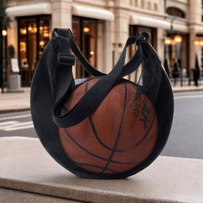 Basketball Bag, Single Shoulder Diagonal Cross, Double Shoulder Row, Football Sports Storage Bag, Large Capacity Handheld Mesh Bag, Men's And Women's Pet Ball Bags