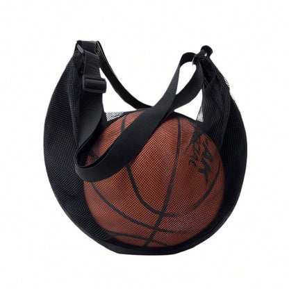Basketball Bag, Single Shoulder Diagonal Cross, Double Shoulder Row, Football Sports Storage Bag, Large Capacity Handheld Mesh Bag, Men's And Women's Pet Ball Bags