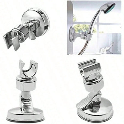 Bathroom Suction Cup Shower Head Holder, Stainless Steel Material, Convenient Storage, Simple To Install