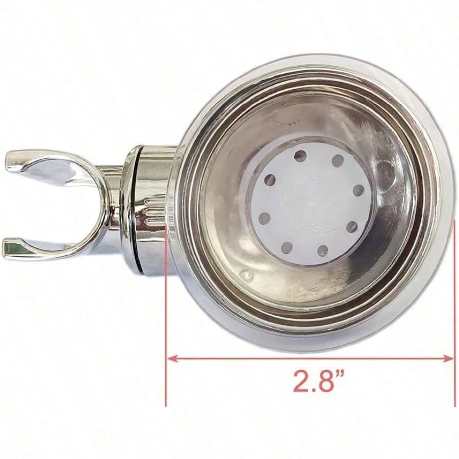 Bathroom Suction Cup Shower Head Holder, Stainless Steel Material, Convenient Storage, Simple To Install