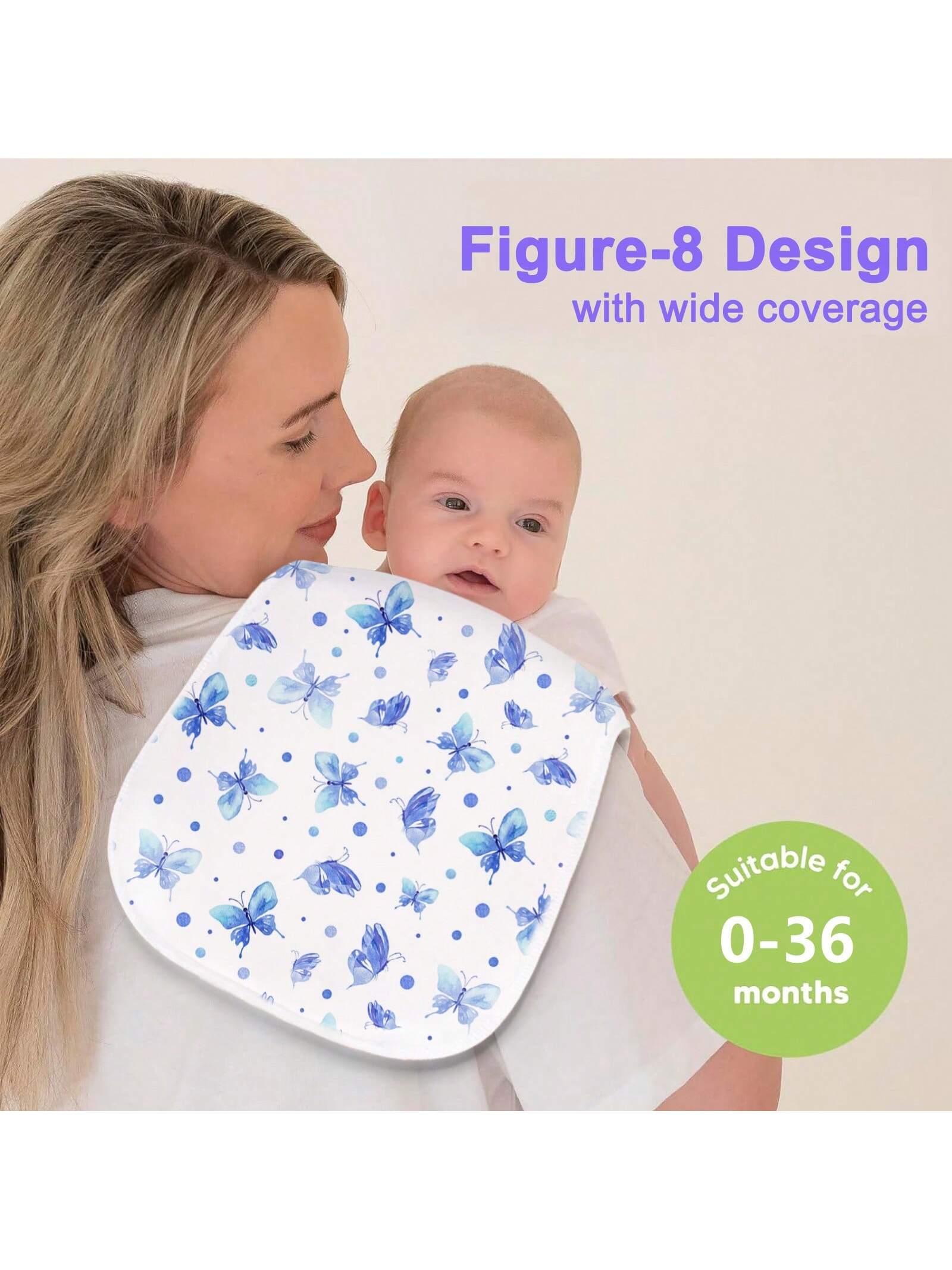 Benxoine 10-Pack Burp Cloths For Baby Boys And Girls- Organic Baby Burp Cloth,Baby Washcloths, Burp Rags, Large Neutral Burp Clothes For Newborn