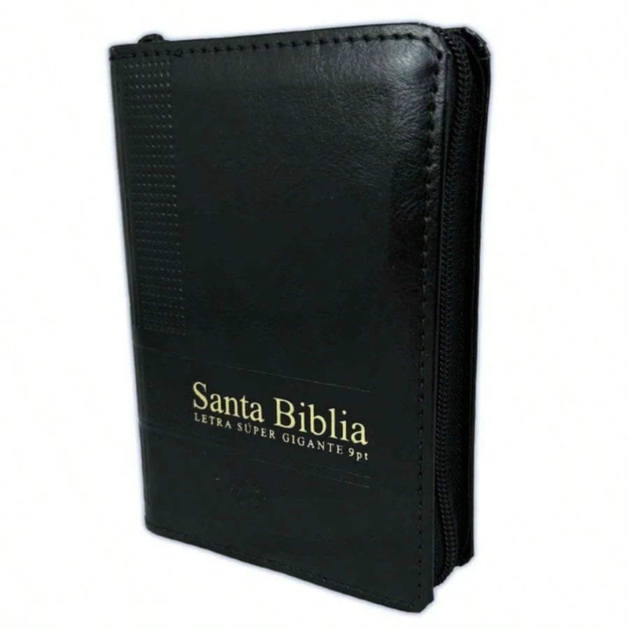 Biblia De Bolsillo Con Cierre RV1960 Imi. Piel Negro Con Indice
