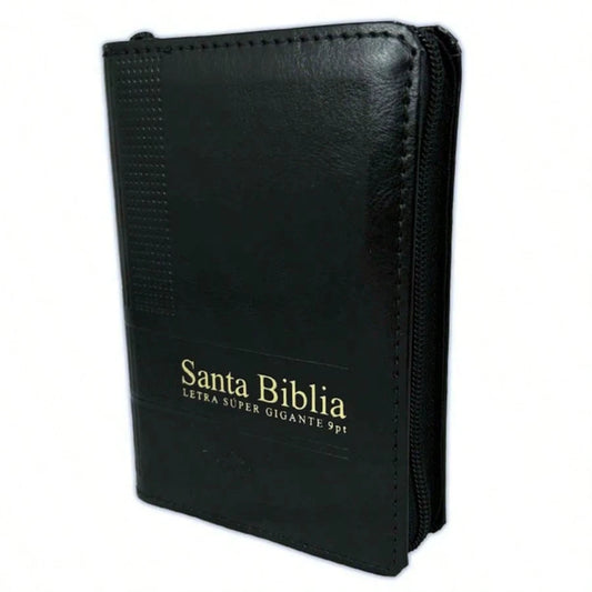 Biblia De Bolsillo Con Cierre RV1960 Imi. Piel Negro Con Indice