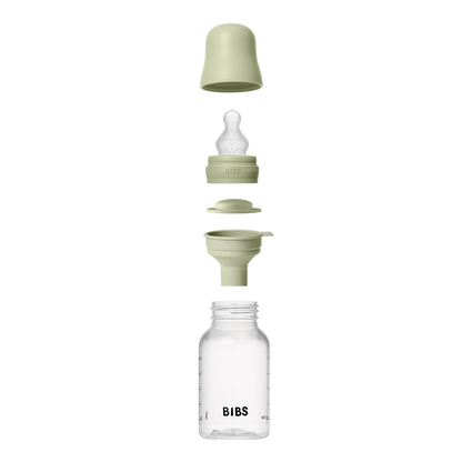 BIBS Baby BPA-Free Polypropylene Bottle Set 5oz. Silicone | 2 Pack