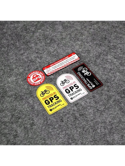 Bicycle Sticker Anti-Theft Decal For Bike Scooter Car Motorcycle Protected By GPS TRACKING Alarm Sticker Reflective