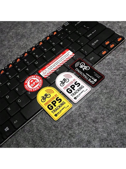 Bicycle Sticker Anti-Theft Decal For Bike Scooter Car Motorcycle Protected By GPS TRACKING Alarm Sticker Reflective
