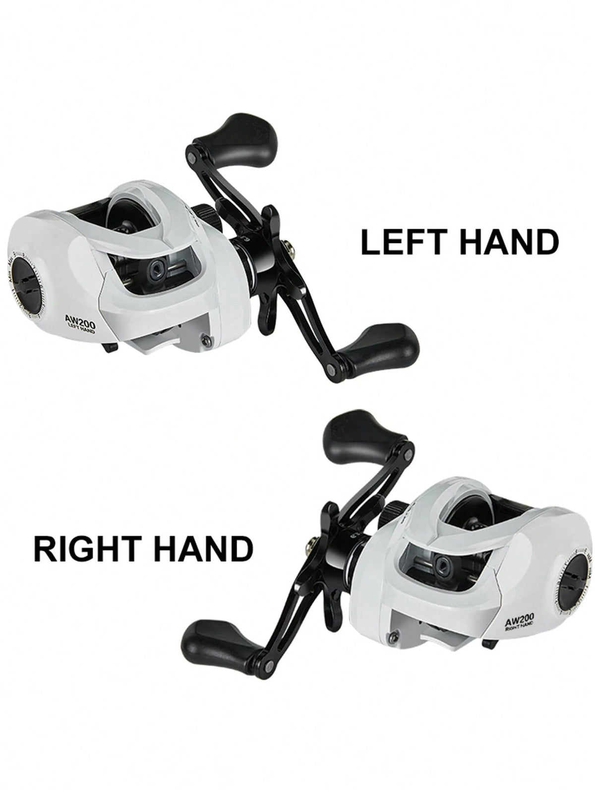 BILLINGS 1pc Blaze Aw200 Series Waterdrop Wheel, Lightning Strong Wheel, 6.3:1 Gear Ratio, 8kg Max Drag, Fishing Reel