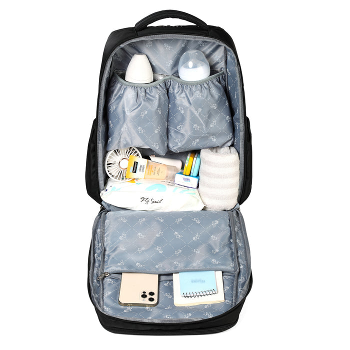 Black Premium Diaper Bag