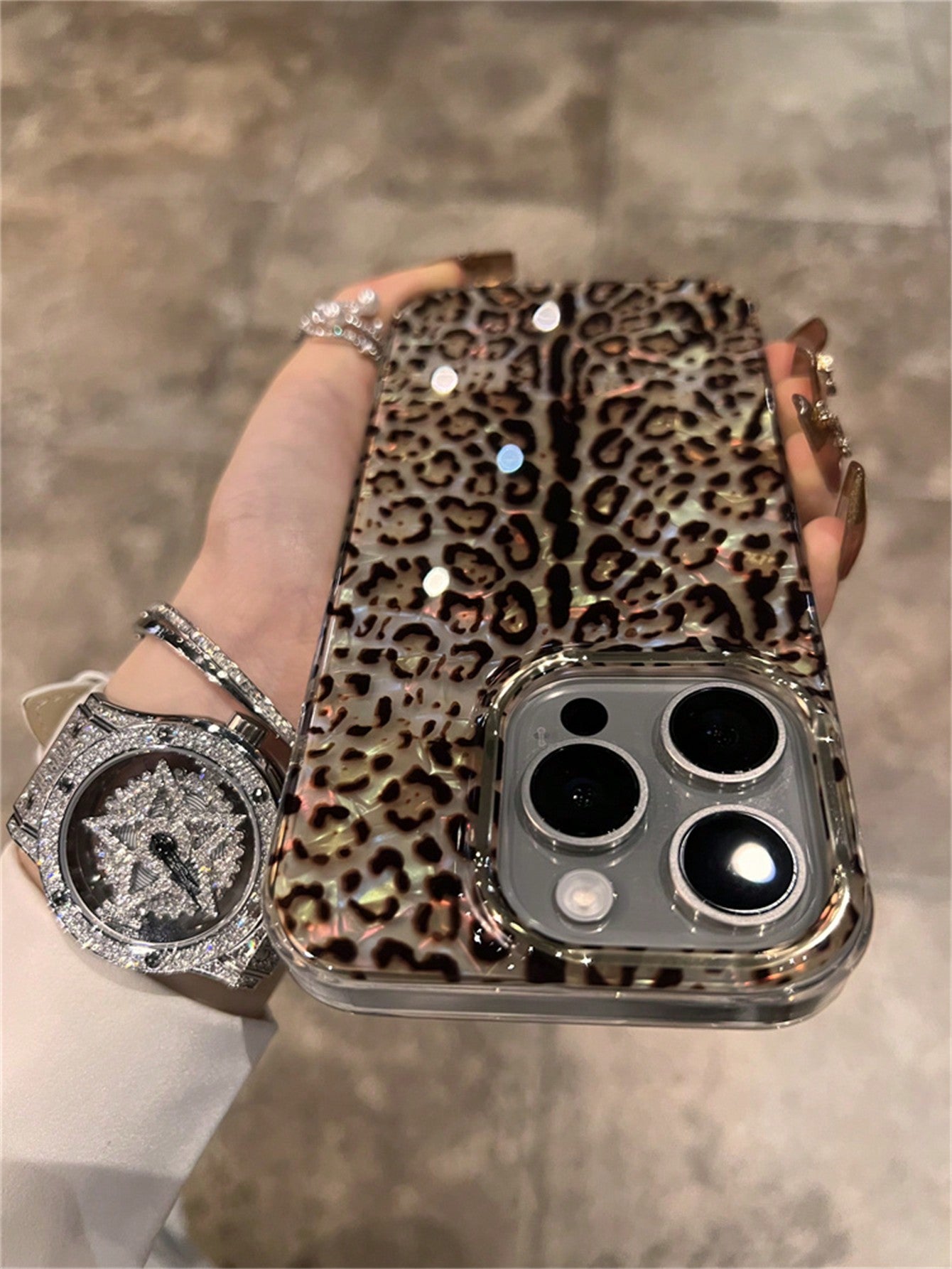 Bling Glitter Rhinestone Case Compatible With IPhone18PRO MAX, Luxury Full Diamond Sparkly Crystal Protective Phone Cover For Women Girls, Shockproof Corner Bumper Clear Frame Shiny Diamond Cell Phone