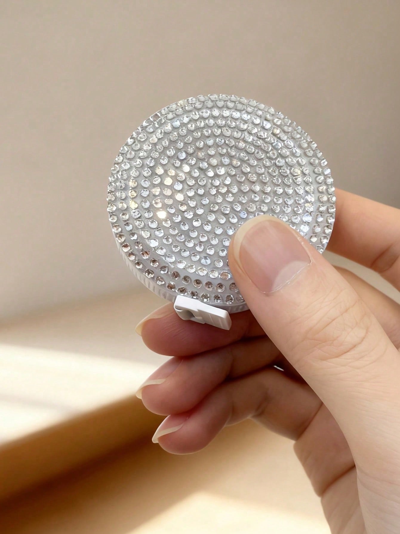 Bling Rhinestone Tape Measure,Mini Portable Tape Measure,Retractable Tape Measure,Portable Mini Measuring Tool For Daily Sewing Crafting, Ideal Birthday Gift, Ideal Gift For Sewing Lovers Craftsperson