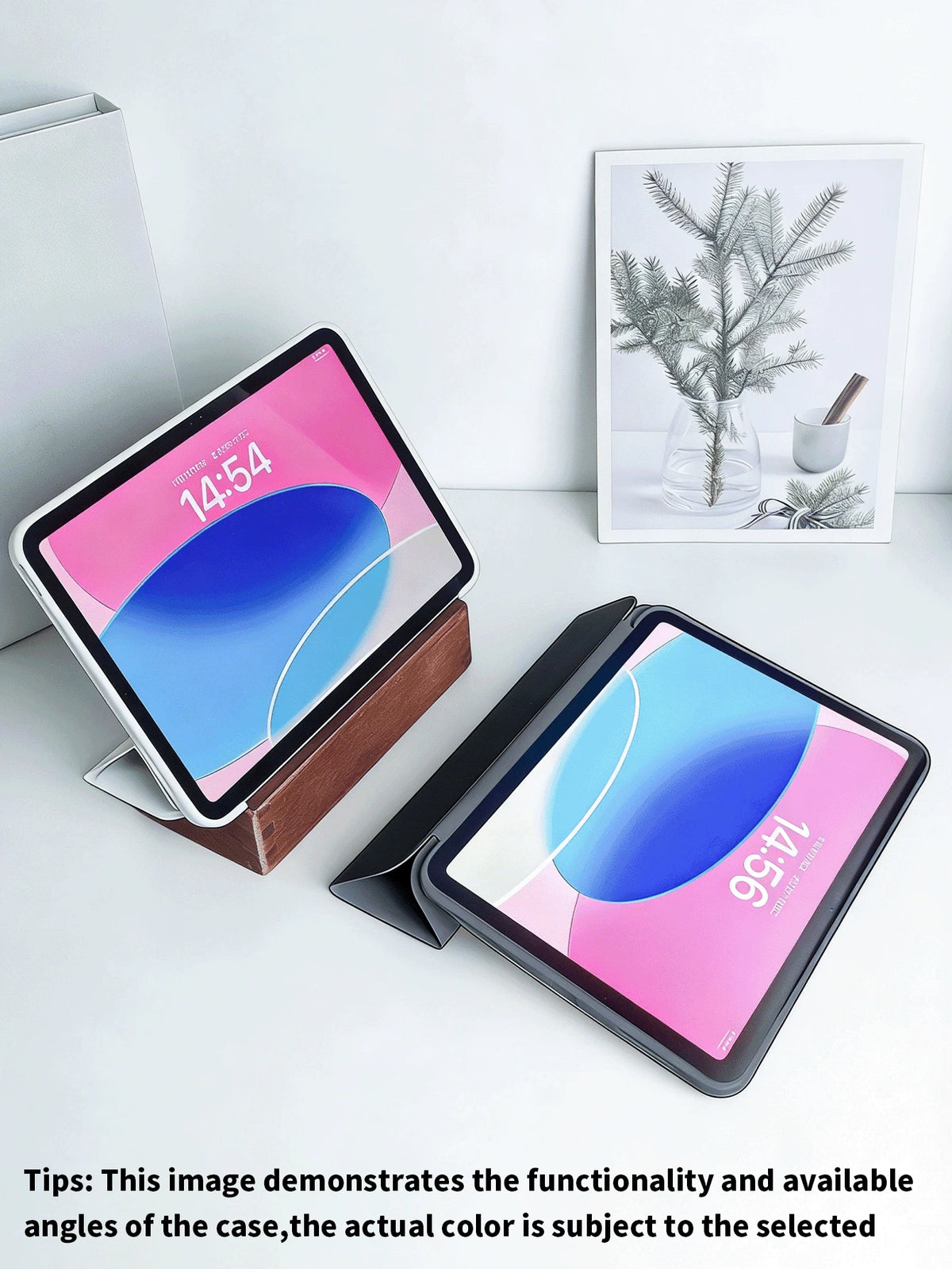Blue Striped Protective Case, Suitable For IPad 10.2" (A16), 11" 11th Gen 2025, 9th/10th Gen, Air 4th 10.9", Galaxy Tab S6 Lite 10.4", Anti-Drop, Pencil Slot, Sleep/Wake Support, Romantic Gift