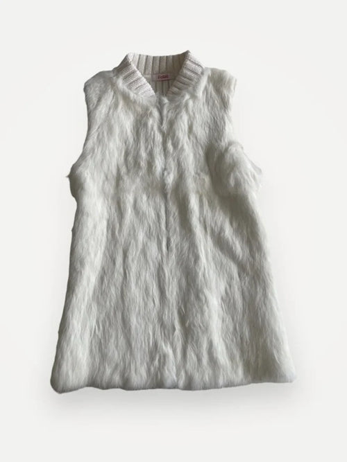 Blugirl Folies Pälsväst-väst NWOT