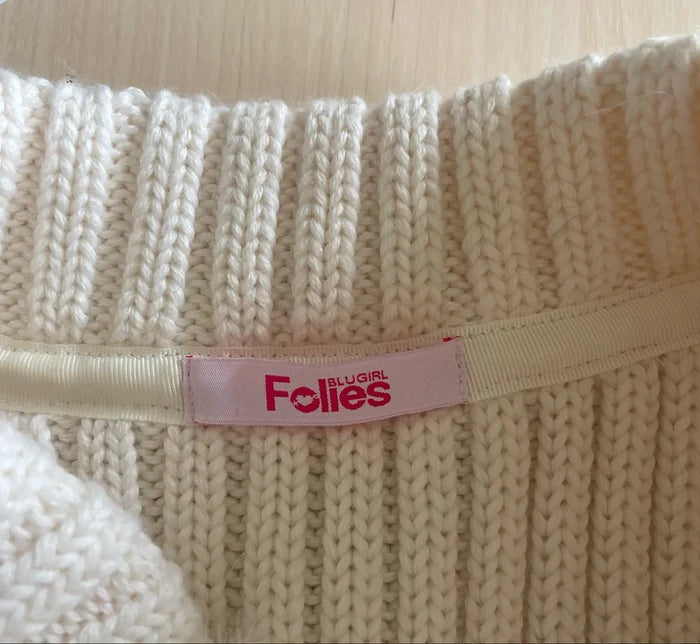 Blugirl Folies Pälsväst-väst NWOT