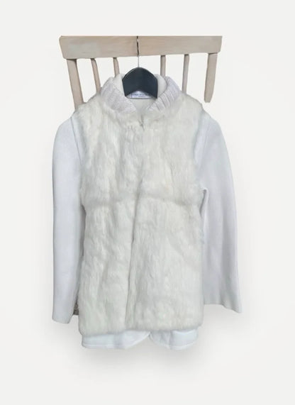 Blugirl Folies Pälsväst-väst NWOT