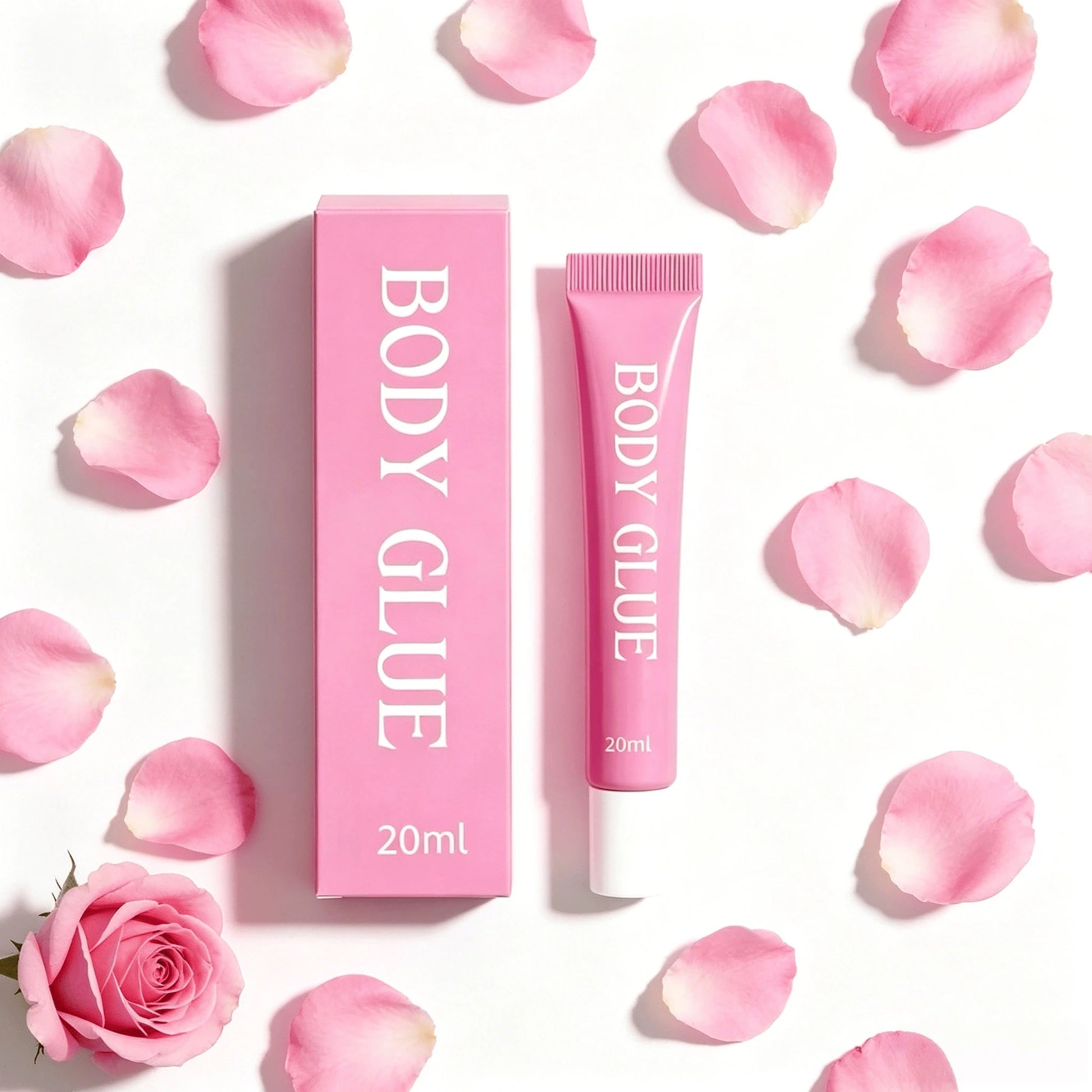 Body Adhesive Body Glue, Sweat & Water Resistant Outfit Fixing Glue, Stain‑Free Easy Clean With Soap & Water