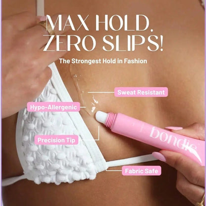 Body Adhesive Body Glue, Sweat & Water Resistant Outfit Fixing Glue, Stain‑Free Easy Clean With Soap & Water