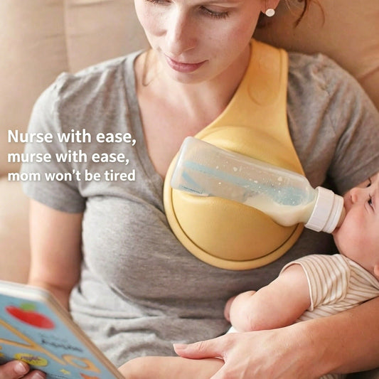 Bottle Holder, Hands-Free Bottle Holder, Specially Designed For Parents, With A Cape-Like Design To Prevent Slippage, And Fits Most Bottle Sizes.